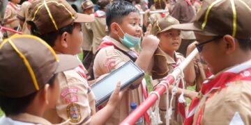 Gudep Majapahit Pangkalan SDN Pondok Labu 3 Gelar Persari