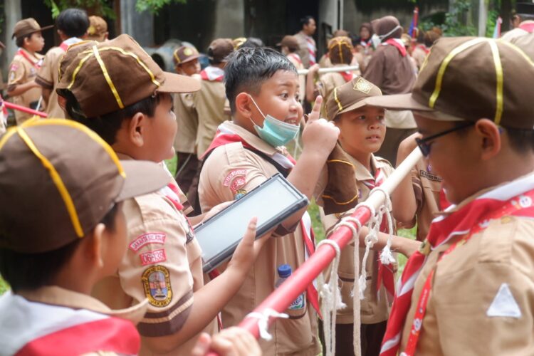 Gudep Majapahit Pangkalan SDN Pondok Labu 3 Gelar Persari