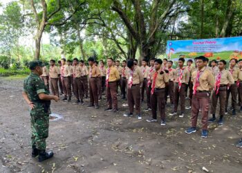 Gudep Pangkalan SMPN 2 Karangrayung Selenggarakan Uji Kenaikan Tingkat