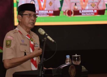 Ka Kwarda Riau Minta Kwarcab Kampar Maksimalkan Pembinaan Kwarran dan Gudep