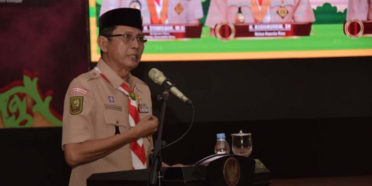 Ka Kwarda Riau Minta Kwarcab Kampar Maksimalkan Pembinaan Kwarran dan Gudep