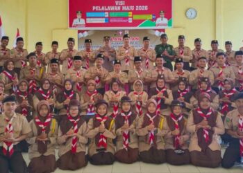 Ka Mabiran Lantik Pengurus Kwarran Bandar Sei Kijang Masa Bakti 2022-2025