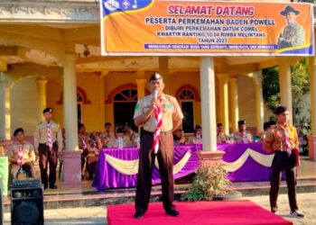 Perkemahan Pramuka Kwartir Ranting 10.04 Rimba Melintang Resmi Dibuka Ka Kwarcab Rohil