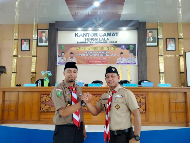 Redi Prasetio Terpilih Secara Aklamasi Sebagai Ketua Kwarran Sungai Lala