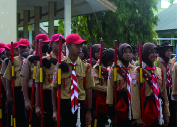 Kwartir Ranting Gerakan Pramuka Marioriawa Gelar LT-II Tahun 2023