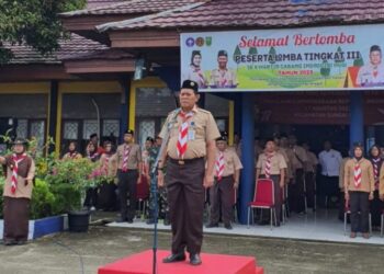 Kadisporapar Buka LT-III Kwartir Cabang Indragiri Hulu Tahun 2023