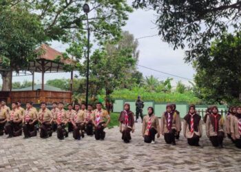 39 Anggota Saka Wira Kartika Kodim 0313/KPR Dikukuhkan, Dandim: Adik-adik Harus Punya Banyak Karya bukan Gaya