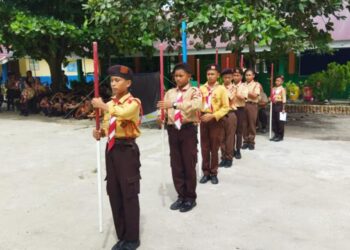 Peserta Antusias Mengikuti LT-II Kwarran Pangkalan Kerinci