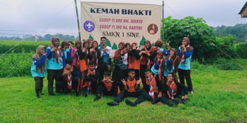 Latih Jiwa Sosial dan Tolong Menolong, Pramuka SMK Negeri 1 Sine Gelar Kemah Bakti XV