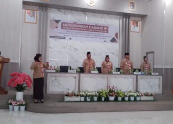 Ketua Kwarda Sulteng Buka Musyawarah Cabang IV Gerakan Pramuka Tojo Una Una