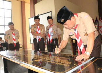 Rakercab 2023, Kak Maesyal Rasyid Resmikan 8 Gedung Sekretariat Kwartir Ranting