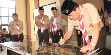 Rakercab 2023, Kak Maesyal Rasyid Resmikan 8 Gedung Sekretariat Kwartir Ranting