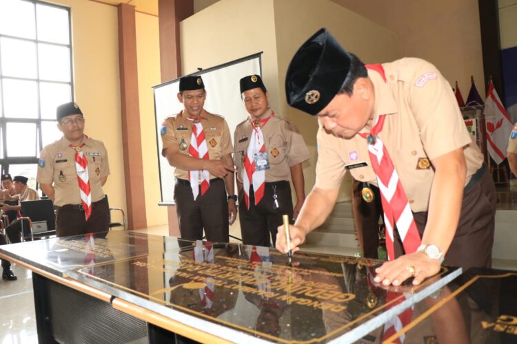 Rakercab 2023, Kak Maesyal Rasyid Resmikan 8 Gedung Sekretariat Kwartir Ranting