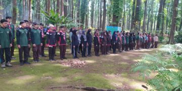 Pakai Tagline Disiplin, Saka Wanabakti KPH Banyuwangi Utara Sukses Gelar Latihan Integrasi Rimbawan Muda Tingkat Cabang Banyuwangi