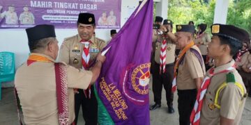 Ketua Harian Kwarcab Bone Tutup KMD di Patimpeng