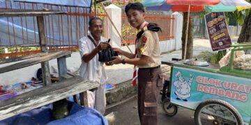 Pramuka SMAN 1 Cepu Gelar Bakti Sosial Sambut Bulan Ramadhan