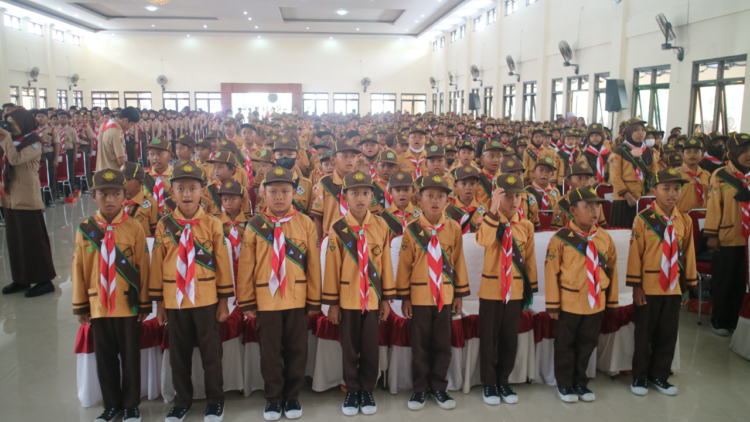 1228 Pramuka Garuda Kwarcab Sukoharjo dilantik