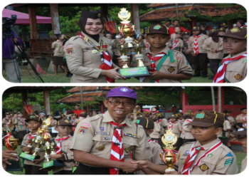 Kontingen Rembang Sabet 2 Piala di Pesta Siaga Binwil Pati Tahun 2023