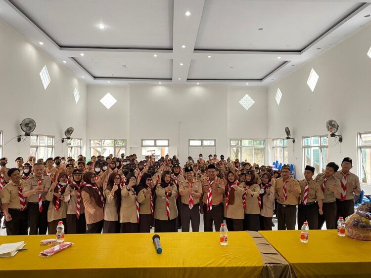 165 Peserta TPG 2023 Tahap 1 Dilepas Ketua Kwarran Cibinong