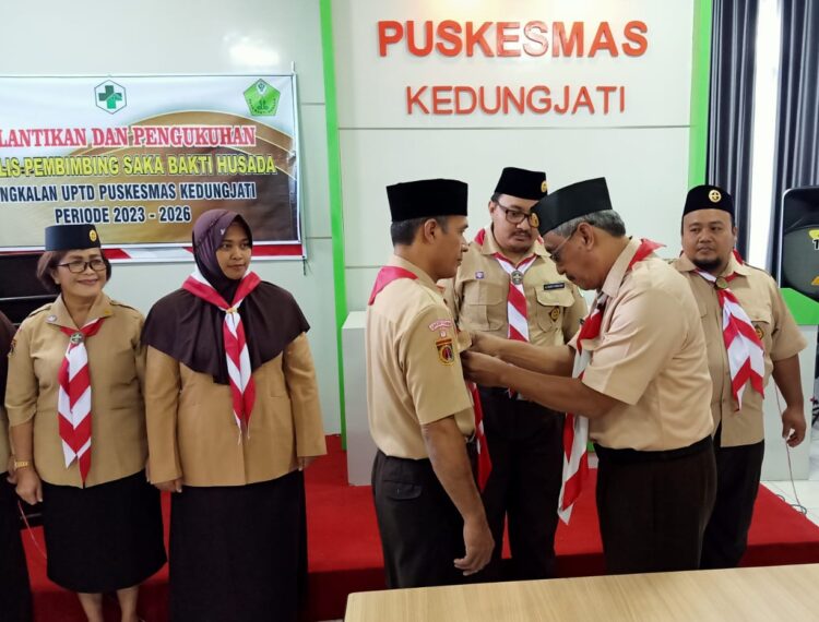 Pelantikan Pengurus Saka Bakti Husada Pangkalan Puskesmas Kedungjati