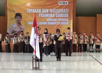 292 orang Siaga Ikuti Tapakan Pramuka Garuda Kwarcab Kabupaten Bogor Tahap 1