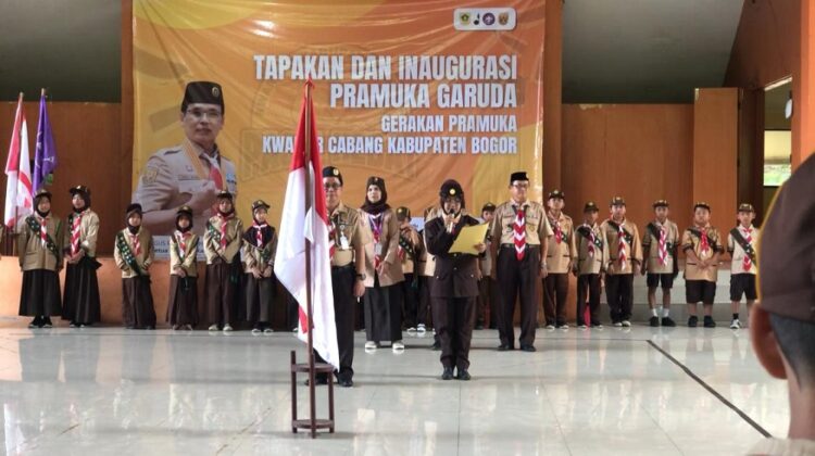 292 orang Siaga Ikuti Tapakan Pramuka Garuda Kwarcab Kabupaten Bogor Tahap 1