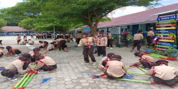 Lomba Tingkat III Pramuka Penggalang Kwarcab OKI di Gelar