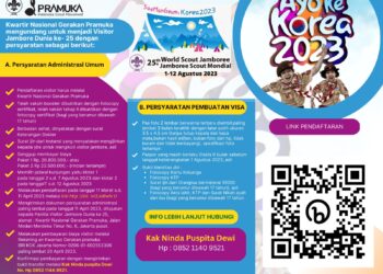 Kwarnas Buka Kesempatan Bagi Visitor Pada Jambore Dunia di Korea