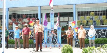 Tingkatkan Kualitas, Pramuka SMPN 1 Parungpanjang adakan Kenaikan Tingkat