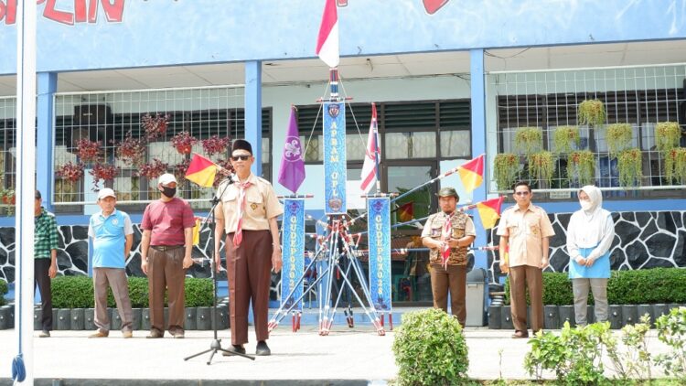 Tingkatkan Kualitas, Pramuka SMPN 1 Parungpanjang adakan Kenaikan Tingkat
