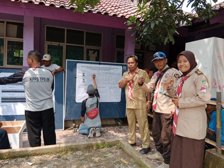 Libatkan Anggota Dalam PAM Pilkades, Inilah Harapan Kak Gogo Badarudin selaku Ketua Kwarran Jonggol