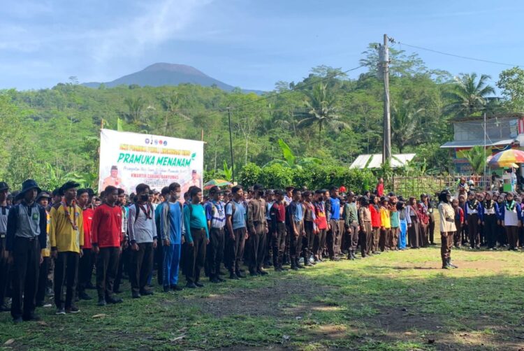 Peringati Hari Tunas, Pramuka Banyumas Tanam Ribuan Pohon