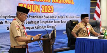 Ketua Kwarnas Apresiasi Kepada Pinsaka Bahari Yang Aktif Melakukan Kegiatan Kebaharian