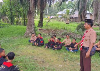 Tangkal Paham Redikal Dilingkungan Pompes, Pompes IT Al-Hidayah Aktifkan Kegiatan Pramuka