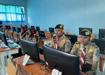 Pramuka SMAN 1 Ciseeng Kabupaten Bogor Bersaing Ikuti Seleksi Calon Mahasiswa IPB Jalur Prestasi Pramuka