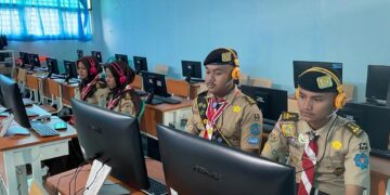 Pramuka SMAN 1 Ciseeng Kabupaten Bogor Bersaing Ikuti Seleksi Calon Mahasiswa IPB Jalur Prestasi Pramuka