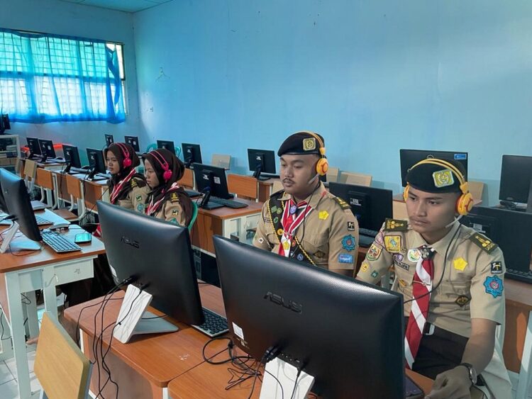 Pramuka SMAN 1 Ciseeng Kabupaten Bogor Bersaing Ikuti Seleksi Calon Mahasiswa IPB Jalur Prestasi Pramuka