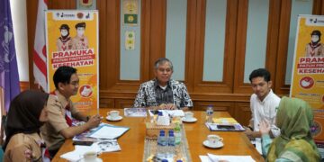 Kwarnas Terima Audiensi Racana Putra Putri Swarnadwipa Pangakalan Universitas Andalas