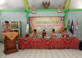 Kwartir Ranting Banyumas Menggelar Rapat Kerja Ranting