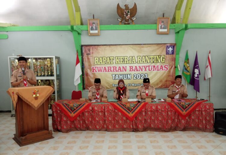 Kwartir Ranting Banyumas Menggelar Rapat Kerja Ranting