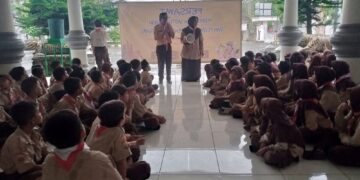 Kwarran Dramaga Kabupaten Bogor Adakan Monitoring Kegiatan Persami di Gugusdepan