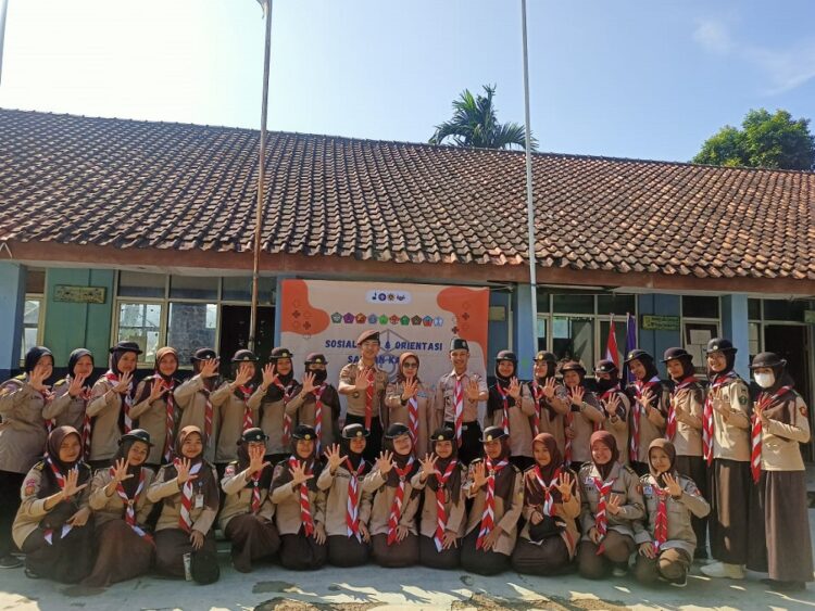 Tingkatkan Minat Peserta Didik, Kwarran Megamendung Kabupaten Bogor Adakan Orientasi Saka