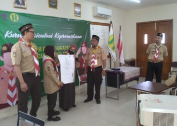 Gudep Sriwijaya Laksanakan Orientasi Kepramukaan