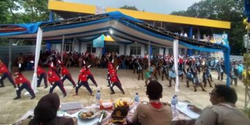 200 Peserta Ikut Lomba Senam Kreasi Pramuka SMK Prima Mulia Klapanunggal