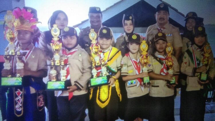 Kwarcab Rembang dan Pati Raih Barung Tergiat pada Pesta Siaga Kwarda Jateng Binwil Pati