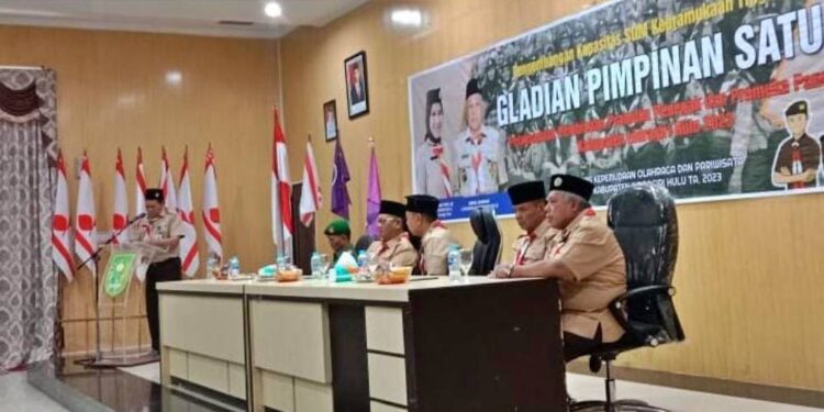 Tingkatkan Peran Ambalan dan Sangga, Kwarcab Inhu Gelar Dianpinsat