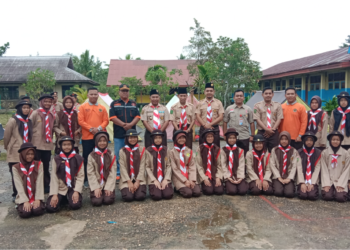 SMPN 1 Batang Tuaka Gandeng ORARI Kenalkan Teknologi Dalam Giat Kepramukaan
