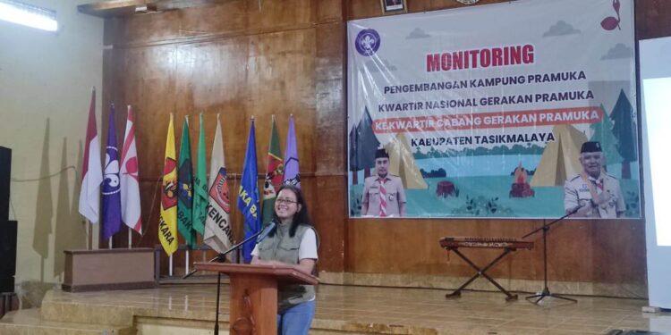 Monitoring Pengembangan Kampung Pramuka di Kwarcab Kabupaten Tasikmalaya, Kak GKR Mangkubumi Ingatkan Pentingnya Kolaborasi