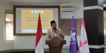 Inilah Harapan Ketua Kwarcab Kota Pekanbaru pada Pelantikan Mabigus Unilak