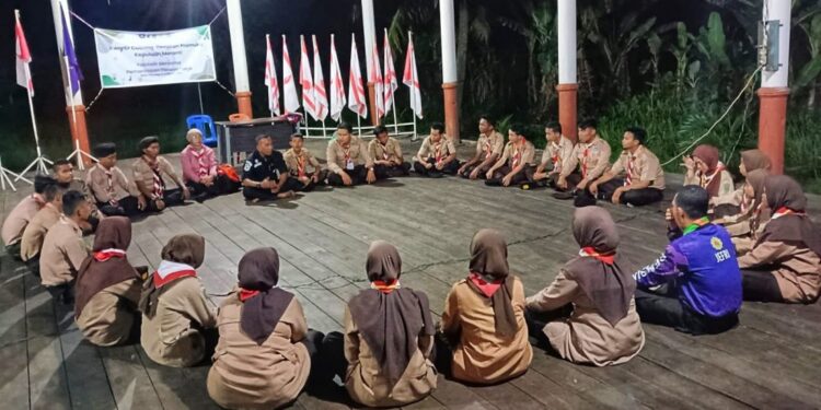 Kwarcab Kepulauan Meranti Gelar Perkemahan Pemantapan Dewan Kerja